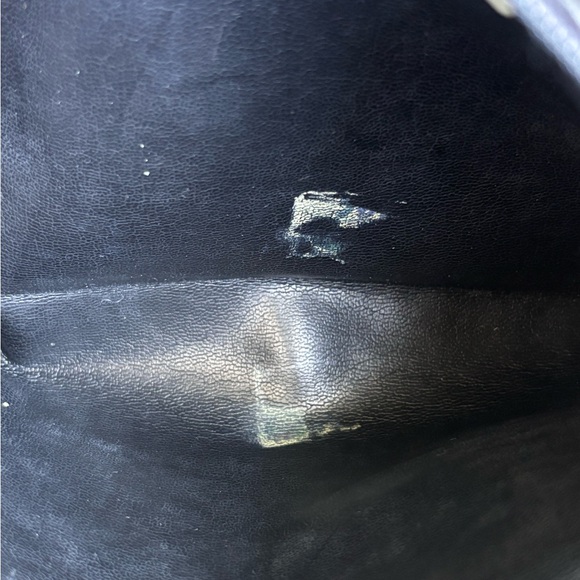 Authentic CHANEL wild stitch lambskin black shopper tote oversized CC charm - Picture 15 of 15